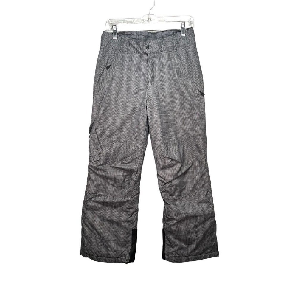 COLUMBIA snow / ski / snowboarding pants‎ Youth Size 14/16 grey plaid